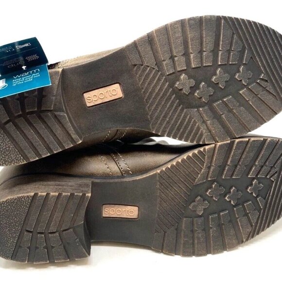 SPORTO Honor Faux Leather Sweater Women's Booties Boots 7 - Picture 8 of 10